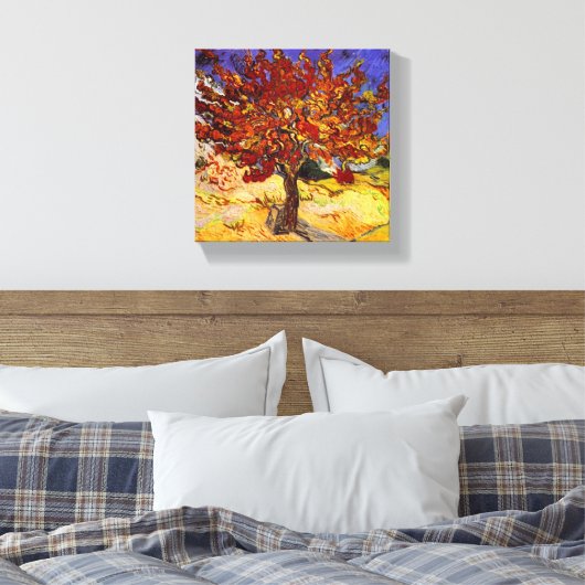 Vincent Van Gogh Mulberry Tree Fine Art Painting Canvas Afdruk (Insitu (Slaapkamer))