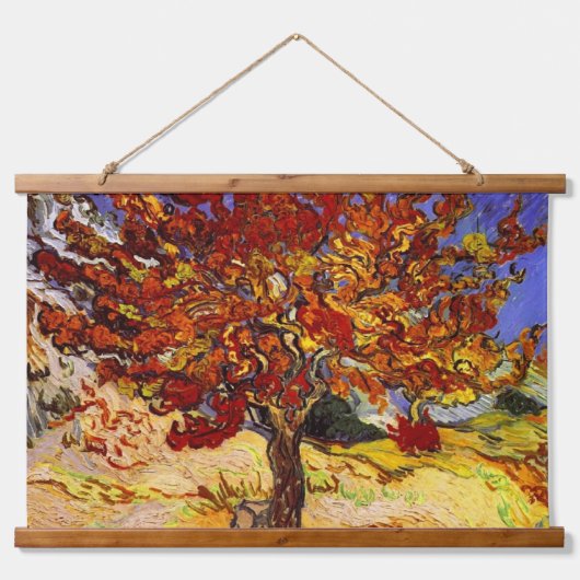 Vincent Van Gogh Mulberry Tree Fine Art Painting Hangend Wandkleed (Voorkant)