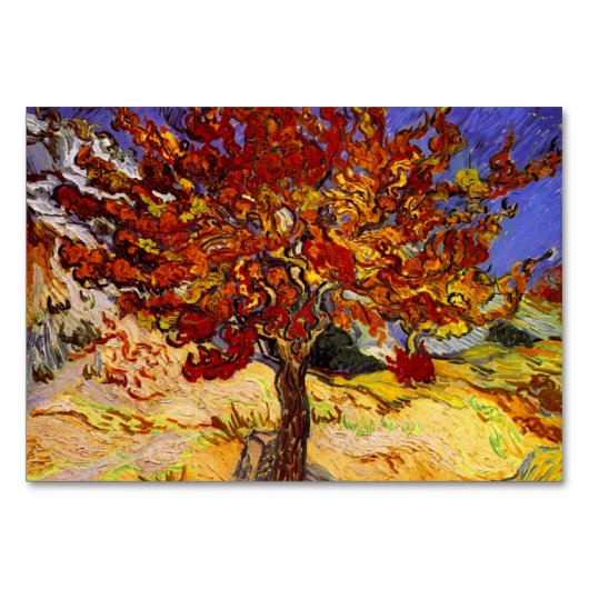 Vincent Van Gogh Mulberry Tree Fine Art Painting Kaart (Voorkant)