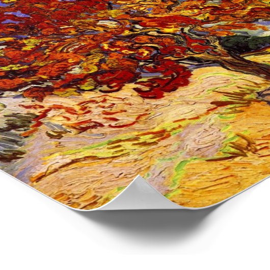 Vincent Van Gogh Mulberry Tree Fine Art Painting Poster (Hoek)