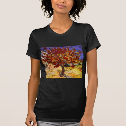 Vincent Van Gogh Mulberry Tree Fine Art Painting T-shirt (Voorkant)