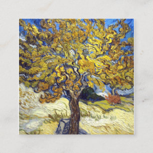 Vincent Van Gogh - Mulberry Tree Vierkante Visitekaartje