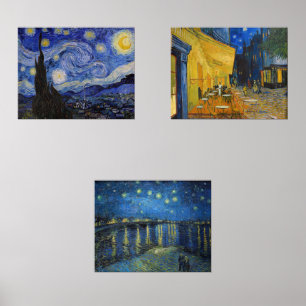 Vincent Van Gogh - Nacht proefstukken selecteren Muurkunst Sets