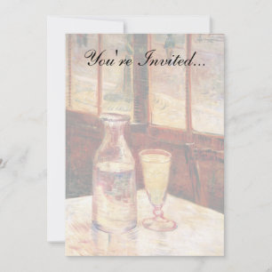 Vincent Van Gogh - Nog steeds leven met Absinthe Kaart