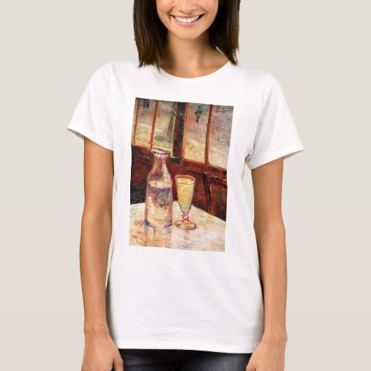 Vincent Van Gogh - Nog steeds leven met Absinthe T-shirt (Voorkant)