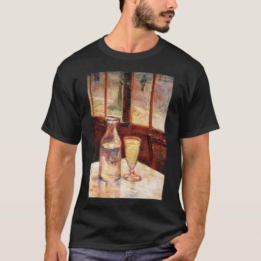 Vincent Van Gogh - Nog steeds leven met Absinthe T-shirt (Voorkant)