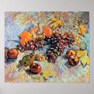 Vincent Van Gogh - nog steeds leven met appels - f Poster