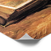 Vincent van Gogh - nog steeds leven met bijbel Poster (Hoek)