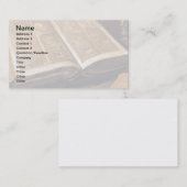 Vincent van Gogh - nog steeds leven met bijbel Visitekaartje (Voorkant / Achterkant)