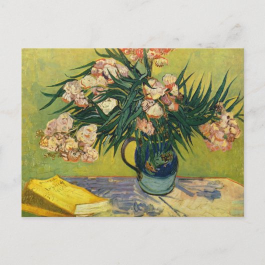 Vincent van Gogh - Nog steeds leven met Oleander Briefkaart (Voorkant)