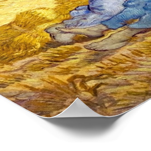 Vincent Van Gogh - Noon Rest van het Werk - Fine A Poster (Hoek)