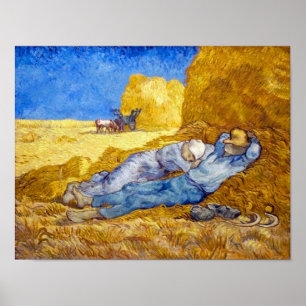 Vincent Van Gogh - Noon Rest van het Werk - Fine A Poster