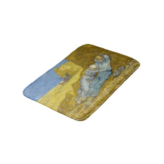 Vincent Van Gogh - Noon, rest van het werk / Siest Badmat (Gekanteld)