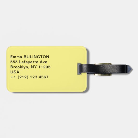 Vincent Van Gogh - Noon, rest van het werk / Siest Bagagelabel (Achterkant horizontaal)