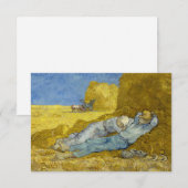 Vincent Van Gogh - Noon, rest van het werk / Siest Bedankkaart (Voorkant / Achterkant)