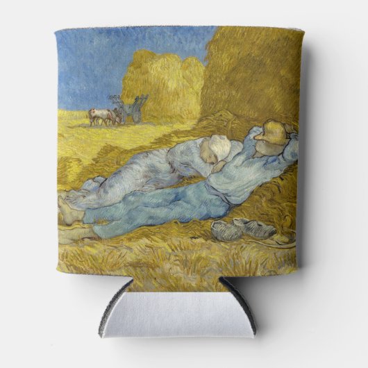 Vincent Van Gogh - Noon, rest van het werk / Siest Blikjeskoeler (Voorkant)