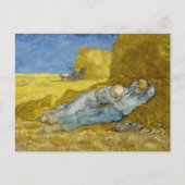 Vincent Van Gogh - Noon, rest van het werk / Siest Briefkaart (Voorkant)