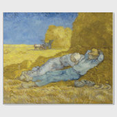 Vincent Van Gogh - Noon, rest van het werk / Siest Cadeaupapier (Vlak)