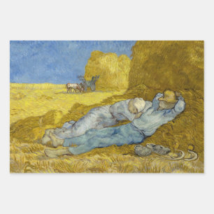 Vincent Van Gogh - Noon, rest van het werk / Siest Inpakpapier Vel