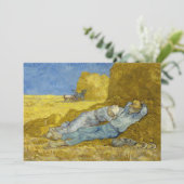 Vincent Van Gogh - Noon, rest van het werk / Siest Kaart (Staand voorkant)