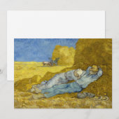 Vincent Van Gogh - Noon, rest van het werk / Siest Kaart (Voorkant / Achterkant)