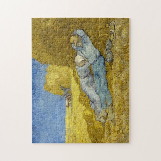Vincent Van Gogh - Noon, rest van het werk / Siest Legpuzzel (Verticaal)