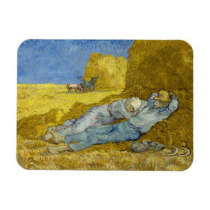 Vincent Van Gogh - Noon, rest van het werk / Siest Magneet