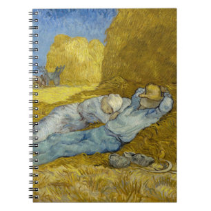 Vincent Van Gogh - Noon, rest van het werk / Siest Notitieboek
