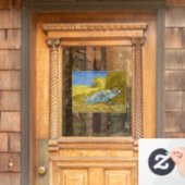 Vincent Van Gogh - Noon, rest van het werk / Siest Raamsticker (Huis Deur)