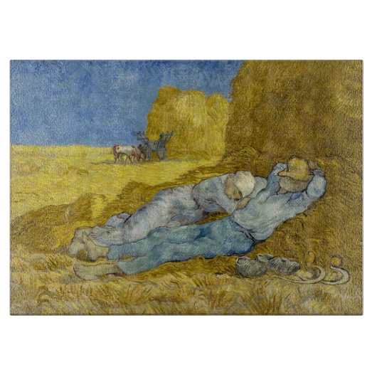 Vincent Van Gogh - Noon, rest van het werk / Siest Snijplank (Voorkant)