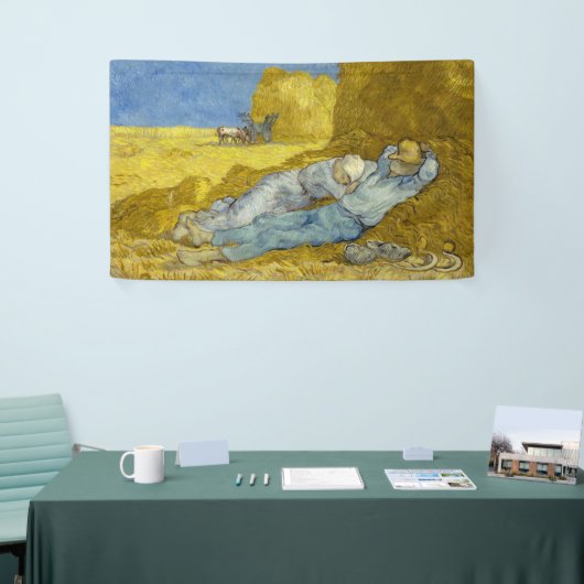 Vincent Van Gogh - Noon, rest van het werk / Siest Spandoek (Beurs)