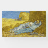 Vincent Van Gogh - Noon, rest van het werk / Siest Spandoek (Horizontaal)