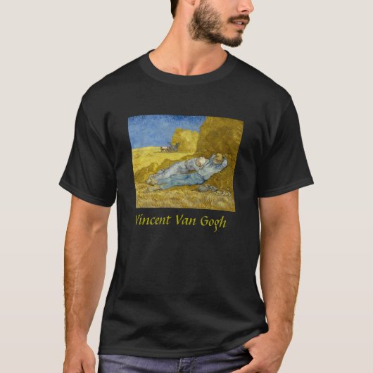 Vincent Van Gogh - Noon, rest van het werk / Siest T-shirt (Voorkant)