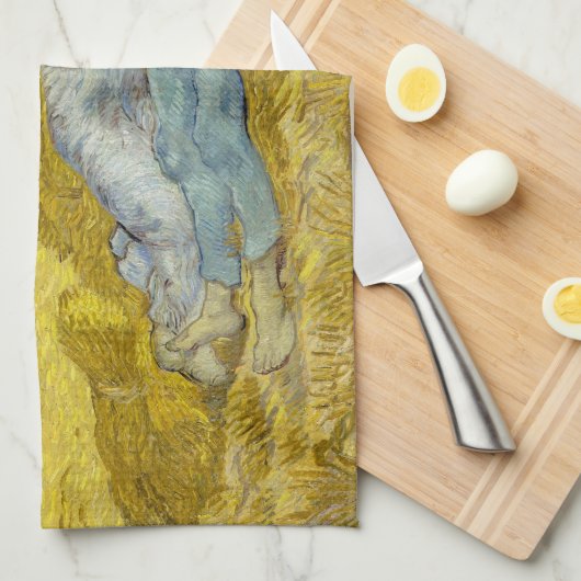 Vincent Van Gogh - Noon, rest van het werk / Siest Theedoek (Quarter Fold)