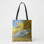 Vincent Van Gogh - Noon, rest van het werk / Siest Tote Bag (Voorkant)