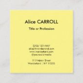 Vincent Van Gogh - Noon, rest van het werk / Siest Vierkante Visitekaartje (Achterkant)