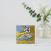 Vincent Van Gogh - Noon, rest van het werk / Siest Vierkante Visitekaartje (Staand voorkant)