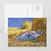 Vincent van Gogh | Noon, The Siesta, after Millet Briefkaart (Voorkant / Achterkant)