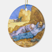 Vincent van Gogh | Noon, The Siesta, after Millet Keramisch Ornament (Links)