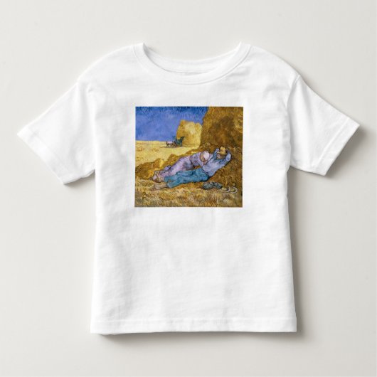 Vincent van Gogh | Noon, The Siesta, after Millet Kinder Shirts (Voorkant)