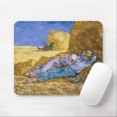 Vincent van Gogh | Noon, The Siesta, after Millet Muismat (Met muis)