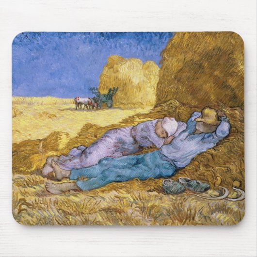 Vincent van Gogh | Noon, The Siesta, after Millet Muismat (Voorkant)