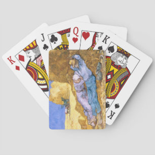 Vincent van Gogh   Noon, The Siesta, after Millet Pokerkaarten