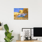 Vincent van Gogh | Noon, The Siesta, after Millet Poster (Thuiskantoor)