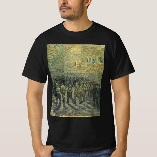 Vincent van Gogh - Oefening doende gevangenen T-shirt (Voorkant)