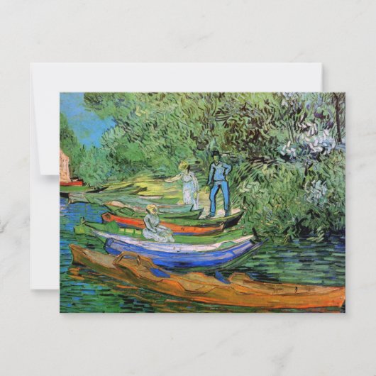 Vincent van Gogh - Oever van de Oise bij Auvers (Voorkant)