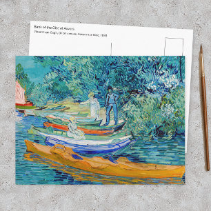 Vincent van Gogh - Oever van de Oise bij Auvers Briefkaart