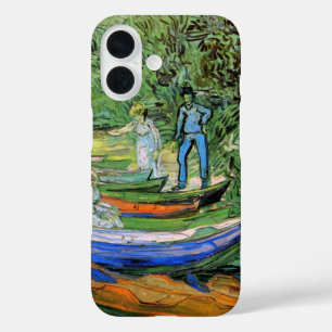 Vincent van Gogh - Oever van de Oise bij Auvers iPhone 16 Hoesje