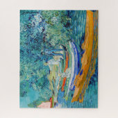 Vincent van Gogh - Oever van de Oise bij Auvers Legpuzzel (Verticaal)