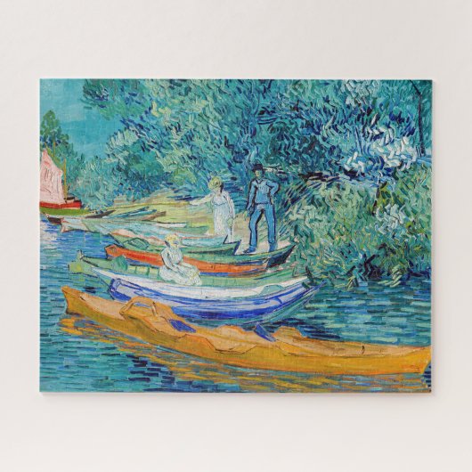 Vincent van Gogh - Oever van de Oise bij Auvers Legpuzzel (Horizontaal)
